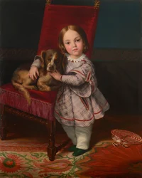 Porträtt av Vittoria Balze, 1845.