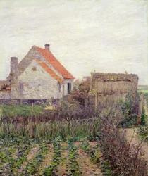 Bondgård med köksträdgård