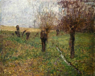 Sommarlandskap vid Goppeln (olja på duk)