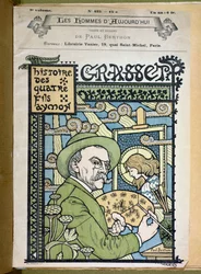 Porträtt av Eugène Grasset (1841-1917) ur ”Les Hommes d
