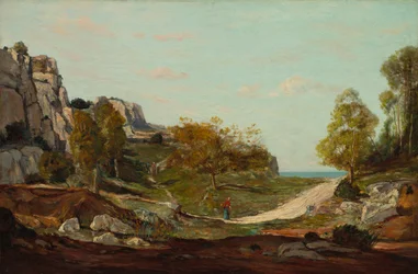 Landskap vid Saint-André, nära Marseille, ca. 1865.
