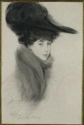 Consuelo Vanderbilt (1877-1964), hertiginna av Marlborough, omkring 1901