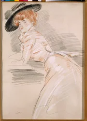 Madame Helleu i hatt