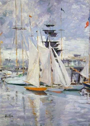 Hamnen, Deauville, Normandie, 1912