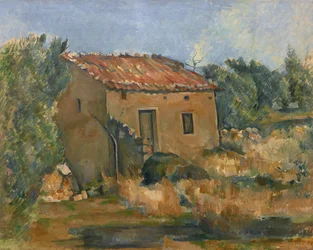 Övergivet hus nära Aix-en-Provence