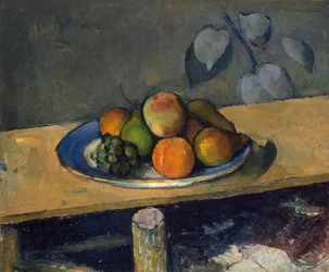 Äpplen, päron och vindruvor, ca 1879 (olja på duk)