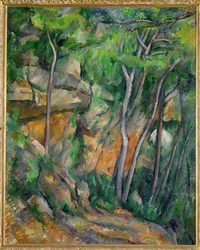 Dans le Parc de Chateau Noir (olja på duk)