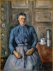 Femme a la cafetiere (olja på duk)