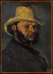 Gustave Boyer (f. 1840) i stråhatt