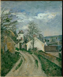 La maison du docteur Gachet a Auvers (olja på duk)