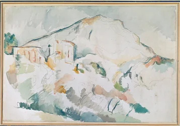 Mont Sainte-Victoire (akvarell)