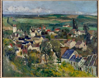 Panoramautsikt över Auvers-sur-Oise
