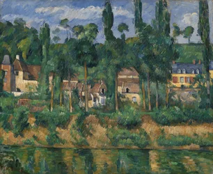 Chateau de Medan, ca 1880 (olja på duk)