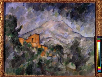 Det heliga berget Sainte-Victoire och det svarta slottet. 1904-1906. Tokyo, Bridgestone Museum