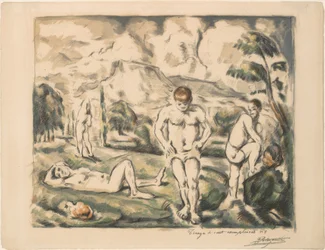 De stora badande (Les Baigneurs)