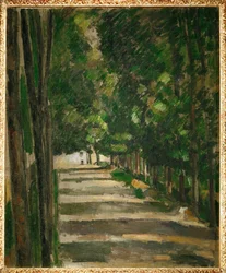 The avenue (olja på duk)