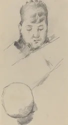 Byst av Madame Cézanne [verso], 18841885.