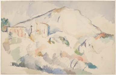Château Noir och Mont Sainte-Victoire, c. 1890-1895