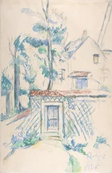 Entré till en trädgård, 1878-1880.