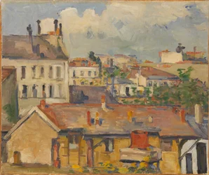 Les Toits grupp av hus, 1876-1877.