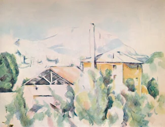 Hus i ett landskap, 1923