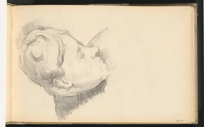 Madame Cézanne med sänkt huvud