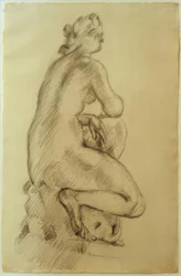 P.Cézanne, Kauernde Venus