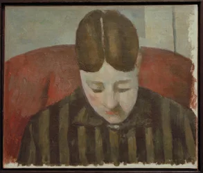 Porträtt av Madame Cézanne