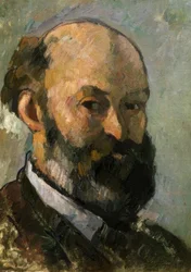 Porträtt av Cézanne