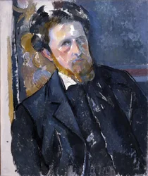 Porträtt av Joachim Gasquet (1873-1921) - Paul Cezanne (1839-1906). Olja på duk, ca 1896. Nationalgalleriet, Prag
