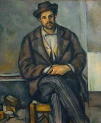Sittande bonde, ca. 1892-96.