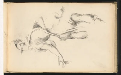 Studie av den allegoriska figuren Frankrike i Rubens