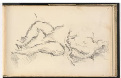 Studie av den allegoriska gestalten av hälsogeniet från Rubens "Födelse av Ludvig XIII i Fontainbleau"
