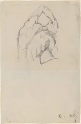 Studie av "Ecorché" [recto]