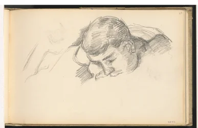 Konstnärens son läser, ca. 1887.