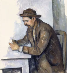 Kortspelaren, 1890-1892
