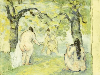 Tre badande, 1875-77