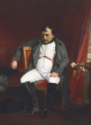 Napoleon i Fontainebleau under den första abdikationen - 31 mars 1814, 1845