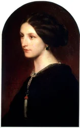 Porträtt av grevinnan Sophie Shuvaloff, 1853.