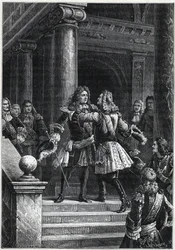 Rastattfördraget - Prins Eugen av Savojen och marskalken de Villars (befälhavare för oppositionella styrkor i det spanska tronföljdskriget) - Spaniens arvskriget (1701 till 1714) - Rastattfördraget - Mötet mellan Marechal de Villars och Eugene de Savoie