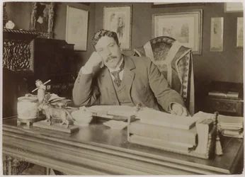 Porträtt av Maurice Donnay 1859-1945, ca. 1890.