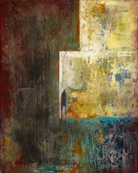 Ensam figur – abstrakt