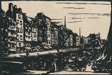 "Honfleur - The Old Basin", 1919