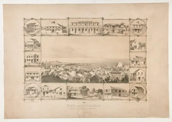 Utsikt över Honolulu, från den katolska kyrkan (nr 3)