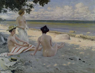 On the Beach (olja på duk)