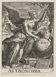 Platta 7: Astronomia, från The Seven Liberal Arts, ca. 1628-66., ca. 1628-66.