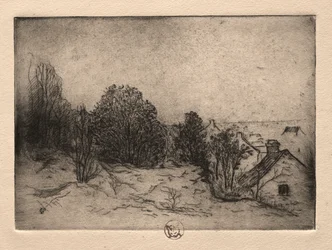Sex etsningar: Vesnots, Auvers on the Oise
