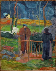 Bonjour, Monsieur Gauguin (olja på duk)