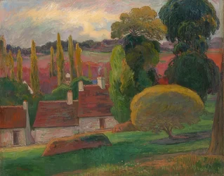 En bondgård i Bretagne. Omkring 1894