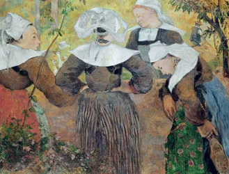 Fyra bretonska kvinnor, 1886